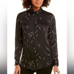 Equipment essential blouse, black matchstick, size XL, NWT